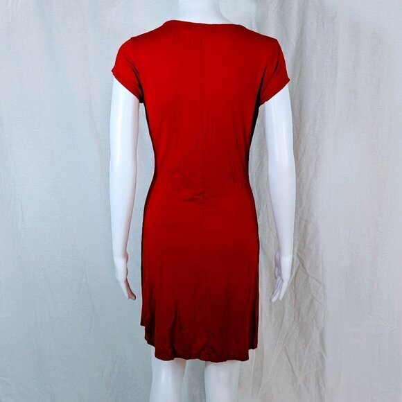 Neesha Red Stretch Bodycon Dress Women's S/M - Picture 2 of 2